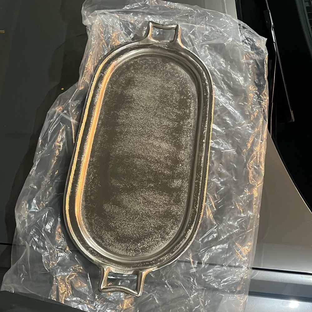 Restoration Hardware Oval Serving Tray